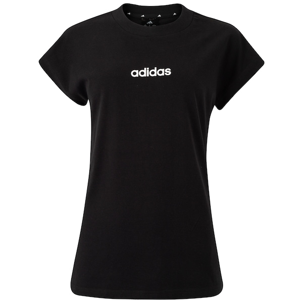 Camiseta Feminina adidas Manga Curta Logo Linear Camiseta Feminina adidas Manga Curta Logo Linear