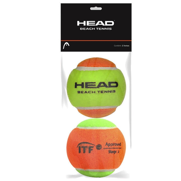 Bola de Beach Tennis Head PCT 2 Unidades Bola de Beach Tennis Head PCT 2 Unidades