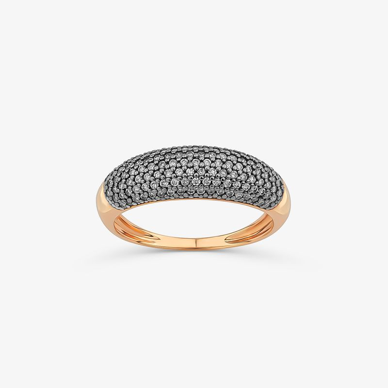 Anel com Diamante em Ouro Rosé 18k Anel com Diamante em Ouro Rosé 18k
