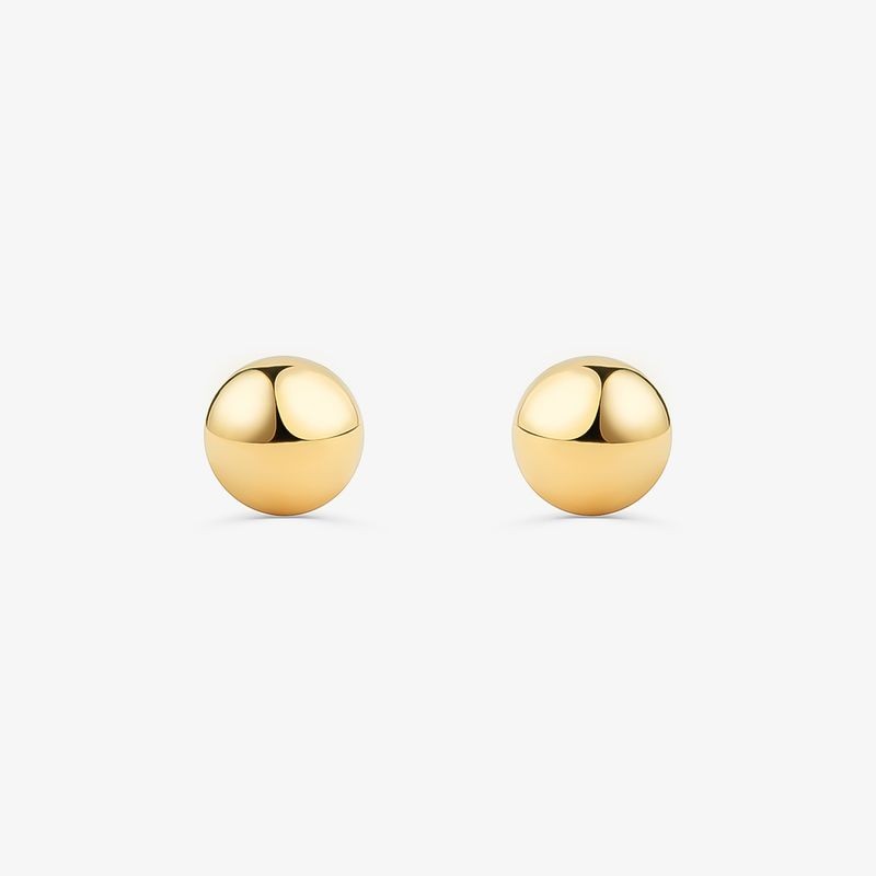 Brinco Esfera em Ouro Amarelo 18k - 5 mm