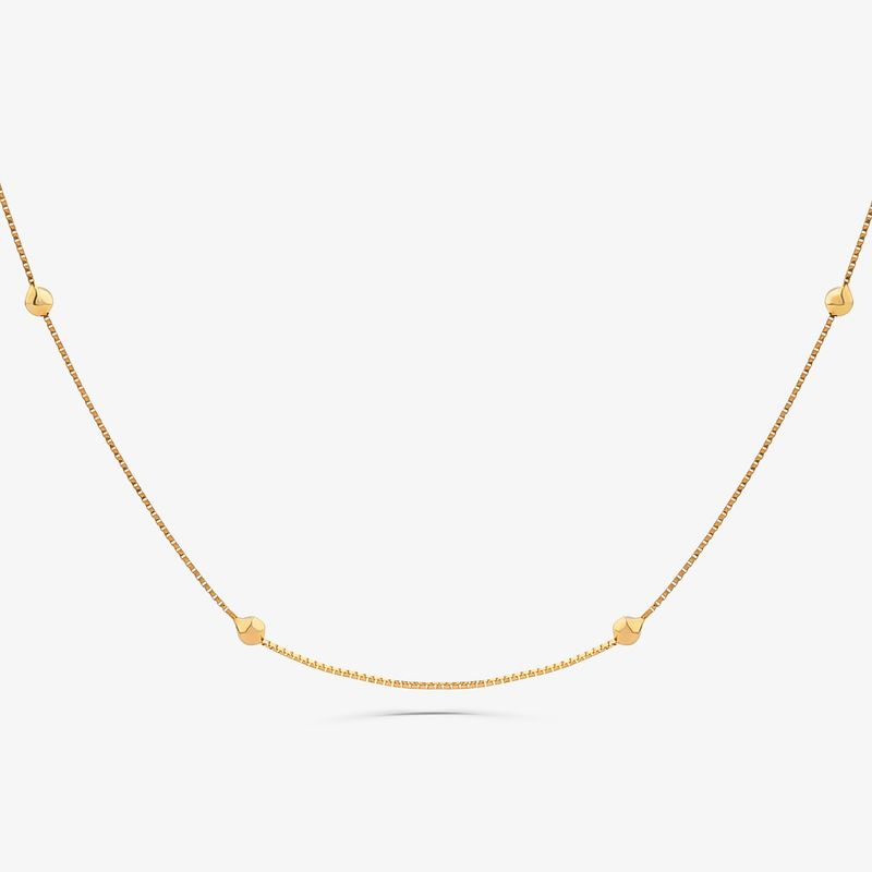 Colar Esferas em Ouro Amarelo 18k - 80 cm Colar Esferas em Ouro Amarelo 18k - 80 cm
