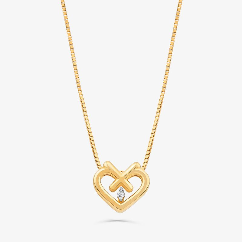 Pingente em Ouro Amarelo com Diamante Pingente em Ouro Amarelo com Diamante