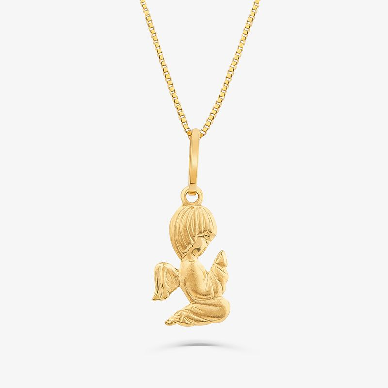 Pingente Anjo em Ouro Amarelo 18k Pingente Anjo em Ouro Amarelo 18k