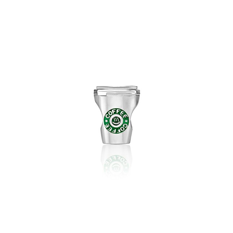 Charm Eu Amo Café em Prata 925 Charm Eu Amo Café em Prata 925