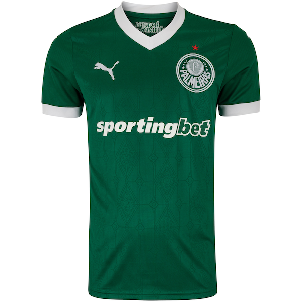 Camisa do Palmeiras I 25 Puma Masculina Torcedor Camisa do Palmeiras I 25 Puma Masculina Torcedor