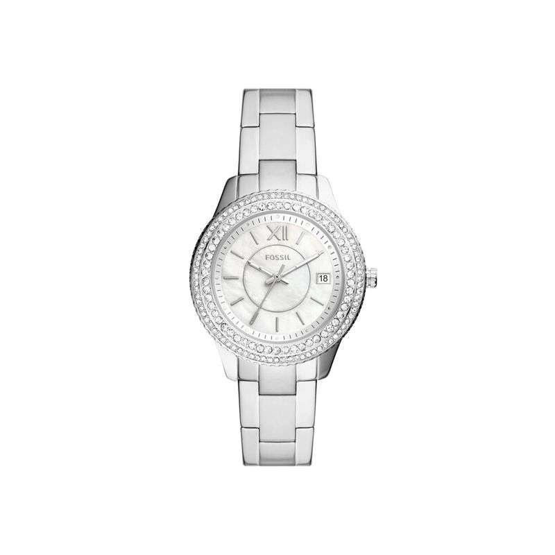 Relógio Fossil Feminino em Aço Prateado Relógio Fossil Feminino em Aço Prateado