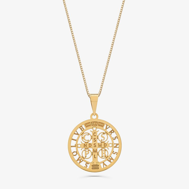 Pingente São Bento em Ouro Amarelo 18k Pingente São Bento em Ouro Amarelo 18k