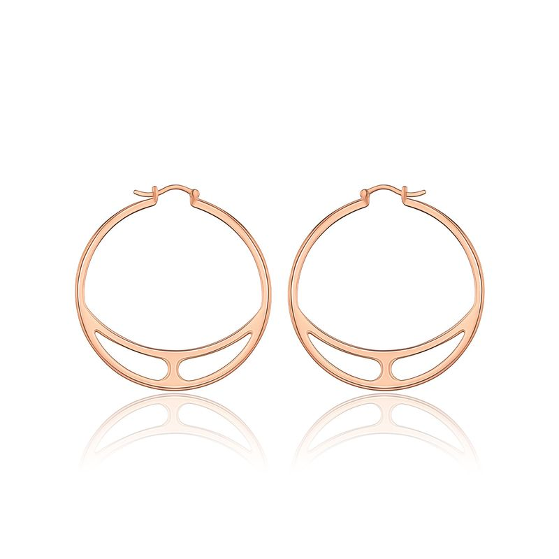 Argola em Ouro Rosé Argola em Ouro Rosé