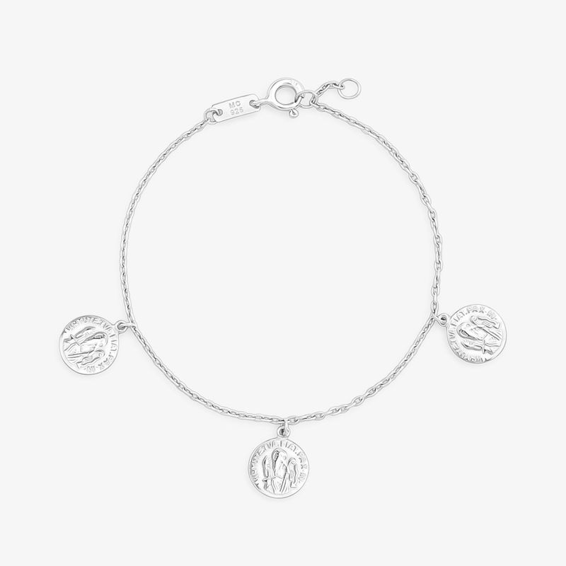 Pulseira São Bento em Prata 925- 18 cm Pulseira São Bento em Prata 925- 18 cm