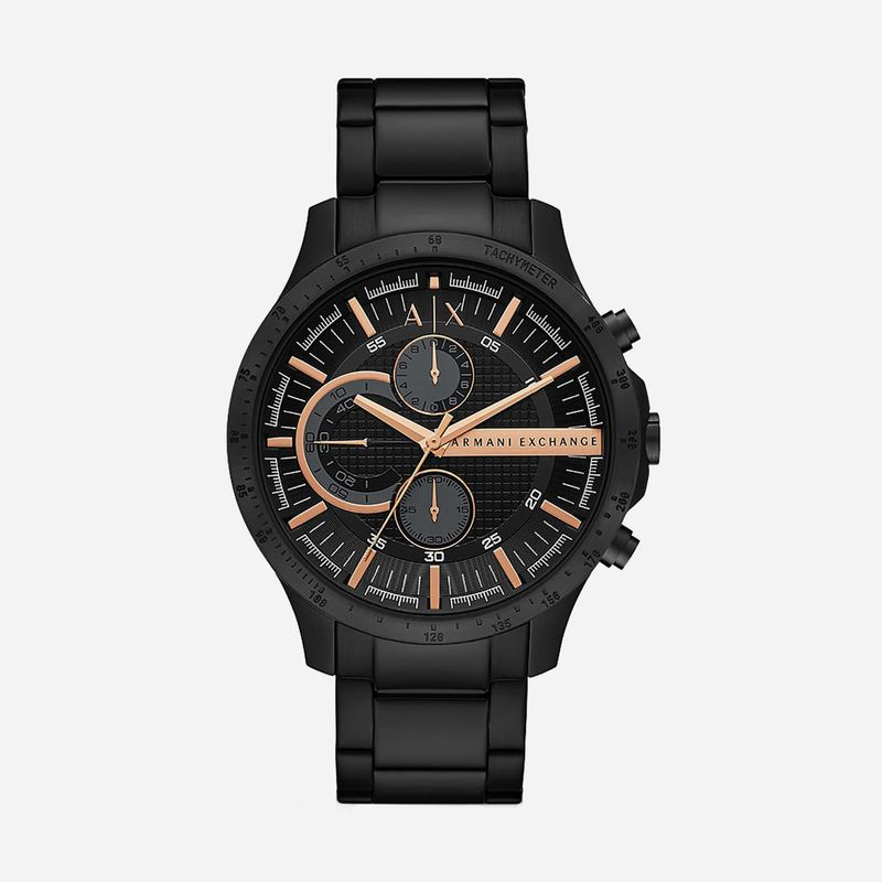 Relógio Armani Exchange Masculino em Aço Preto Relógio Armani Exchange Masculino em Aço Preto