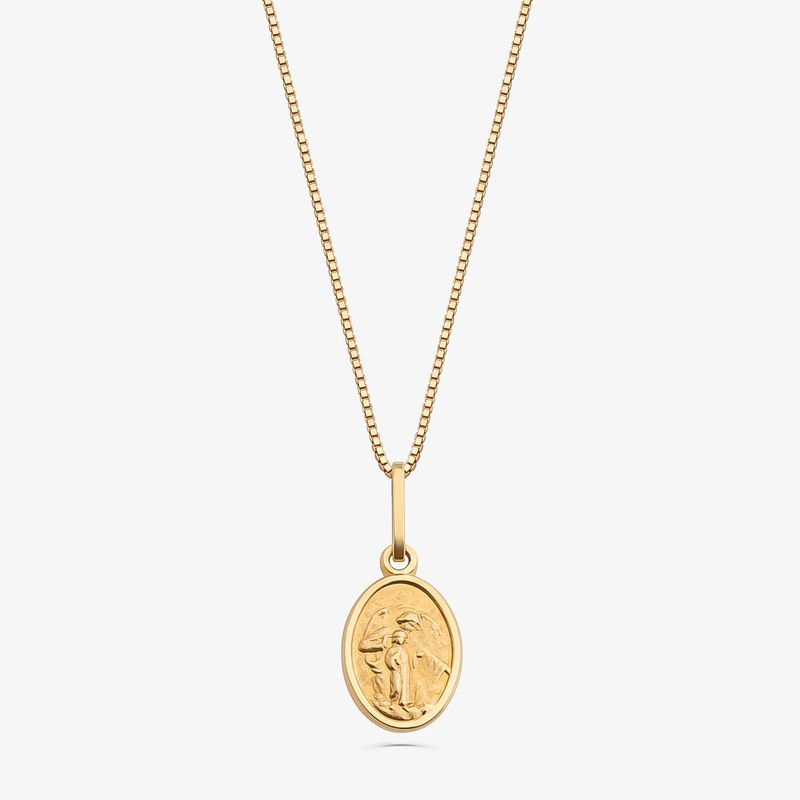 Pingente Anjo da Guarda em Ouro Amarelo 18k Pingente Anjo da Guarda em Ouro Amarelo 18k