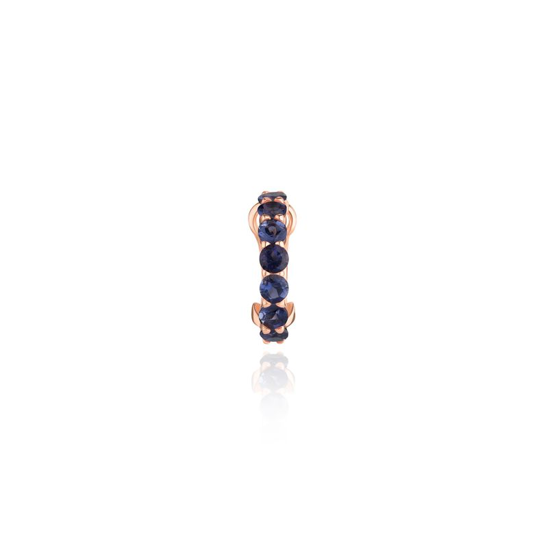 Piercing em Ouro Rosé com Iolita Piercing em Ouro Rosé com Iolita