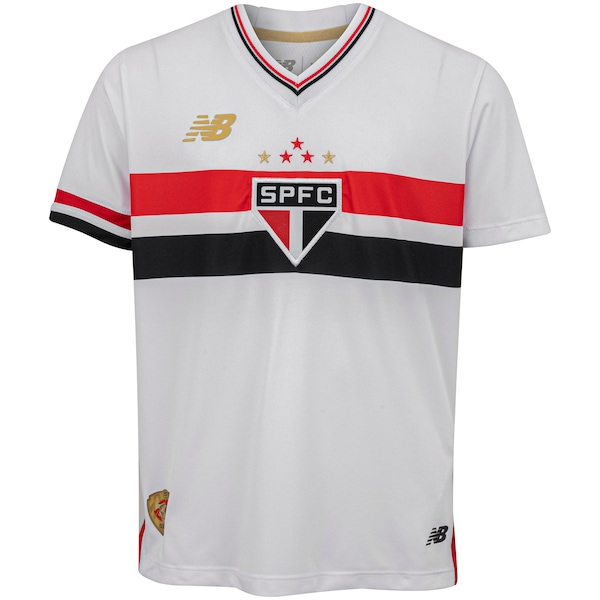 Camisa do São Paulo I 25 New Balance Juvenil Torcedor Camisa do São Paulo I 25 New Balance Juvenil Torcedor