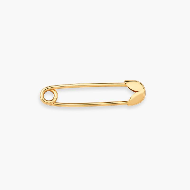 Alfinete Infantil em Ouro Amarelo 18k - 17mm Alfinete Infantil em Ouro Amarelo 18k - 17mm