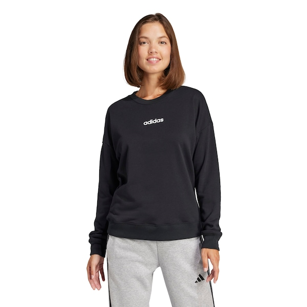 Blusa de Moletom Feminina adidas Logo Linear Blusa de Moletom Feminina adidas Logo Linear