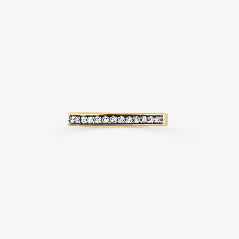 Piercing com Diamantes em Ouro Amarelo 18k Piercing com Diamantes em Ouro Amarelo 18k
