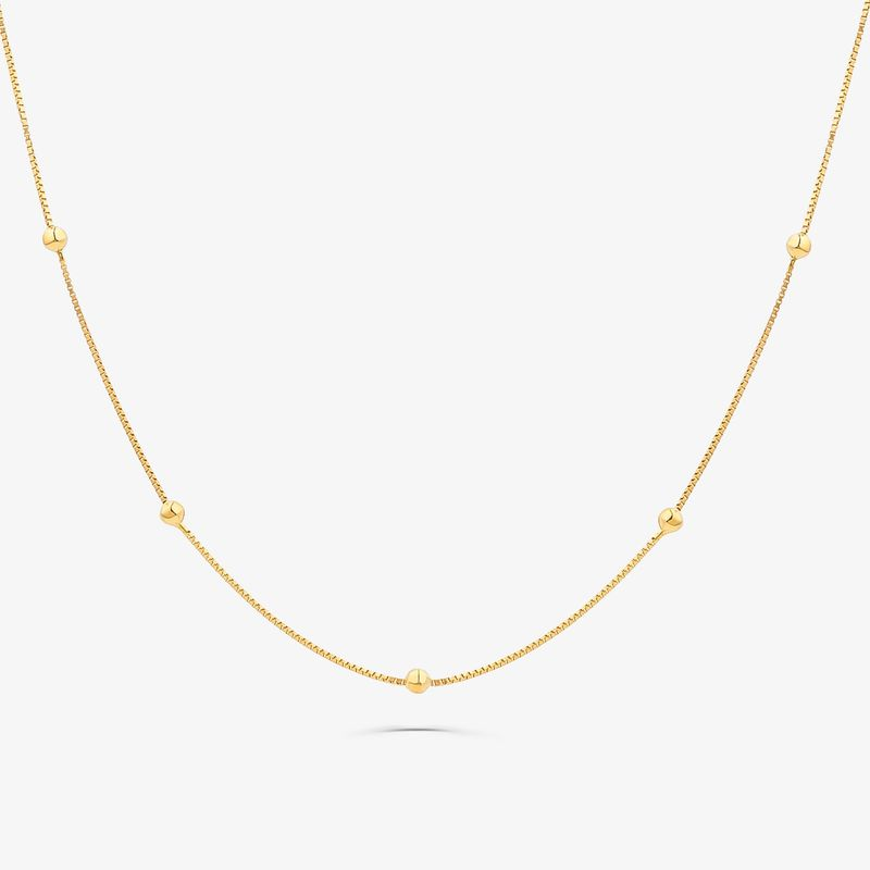 Colar Esfera em Ouro Amarelo 18k - 55 cm Colar Esfera em Ouro Amarelo 18k - 55 cm