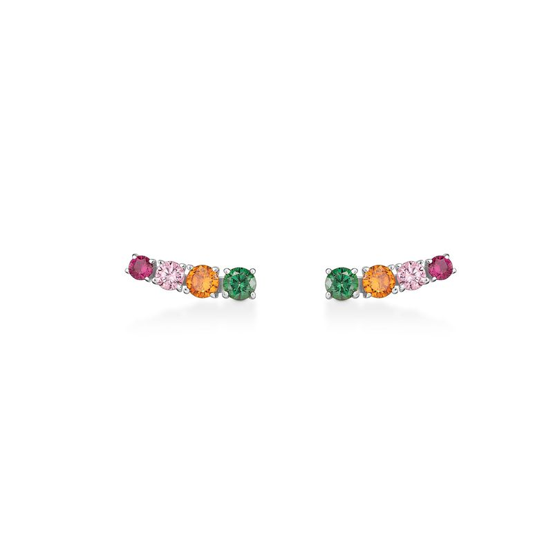 Brinco Ear Cuff Cravejado em Prata 925 Brinco Ear Cuff Cravejado em Prata 925