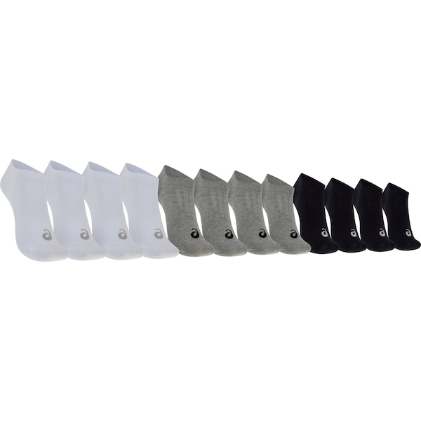 Kit de Meias Cano Curto ASICS Show Soft Tamanho 34 ao 38 Adulto Kit de Meias Cano Curto ASICS Show Soft Tamanho 34 ao 38 Adulto