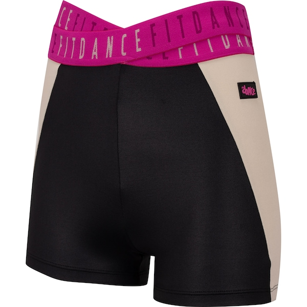 Short Feminino Fit Dance Transpassado Recortado Short Feminino Fit Dance Transpassado Recortado