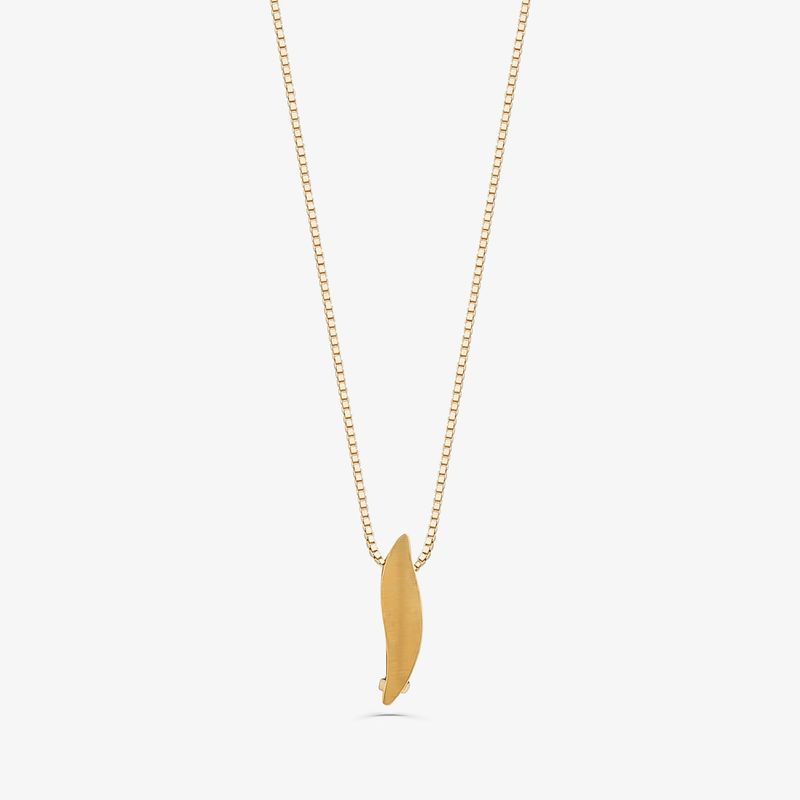 Pingente Onda em Ouro Amarelo 18k Pingente Onda em Ouro Amarelo 18k