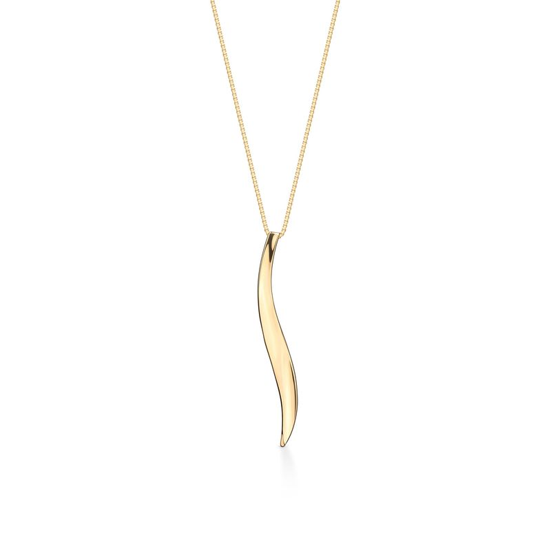 Pingente Orgânico Onda em Ouro Amarelo 18k Pingente Orgânico Onda em Ouro Amarelo 18k