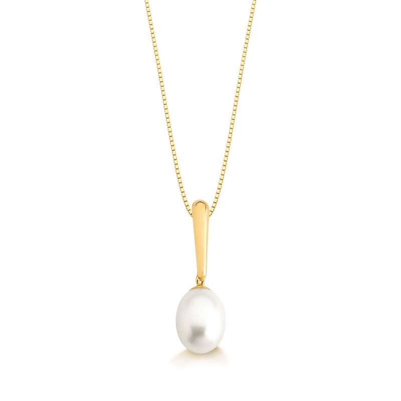 Pingente com Pérola em Ouro Amarelo 18k Pingente com Pérola em Ouro Amarelo 18k