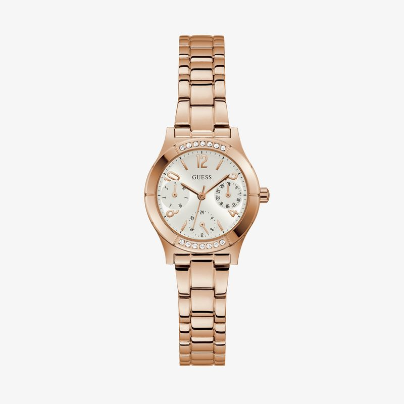 Relógio Guess Feminino em Aço Rosé Relógio Guess Feminino em Aço Rosé