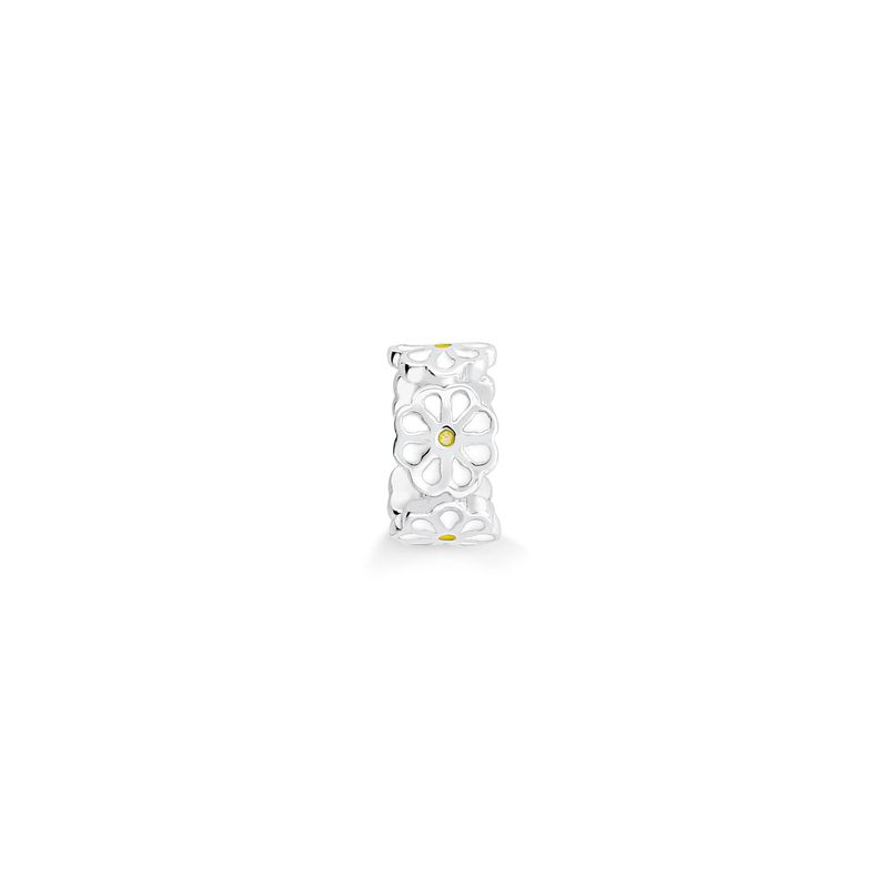 Charm Margaridas em Prata 925