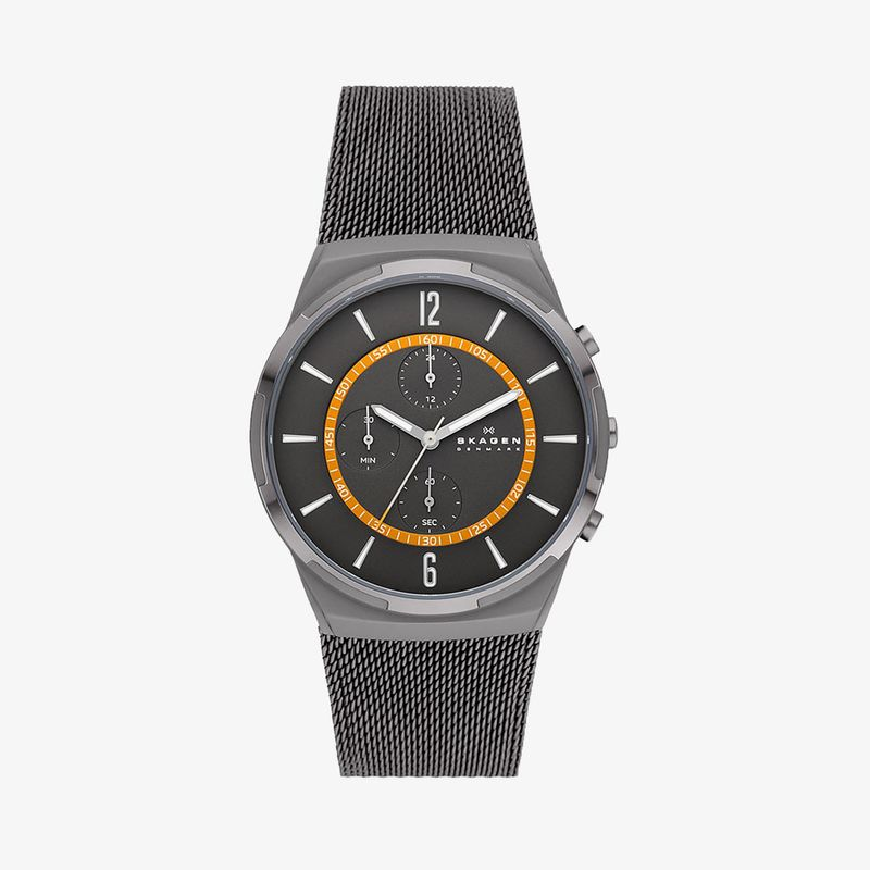 Relógio Skagen Masculino em Aço Grafite Relógio Skagen Masculino em Aço Grafite