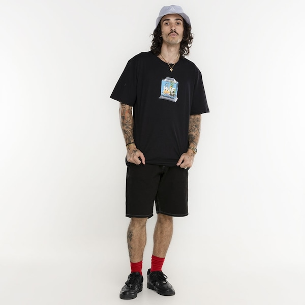 Camiseta HUF Manga Curta Fishtankin SS Camiseta HUF Manga Curta Fishtankin SS