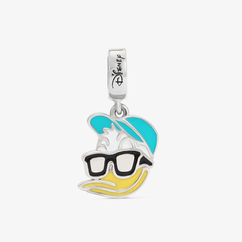 Charm Pato Donald em Prata 925 Charm Pato Donald em Prata 925