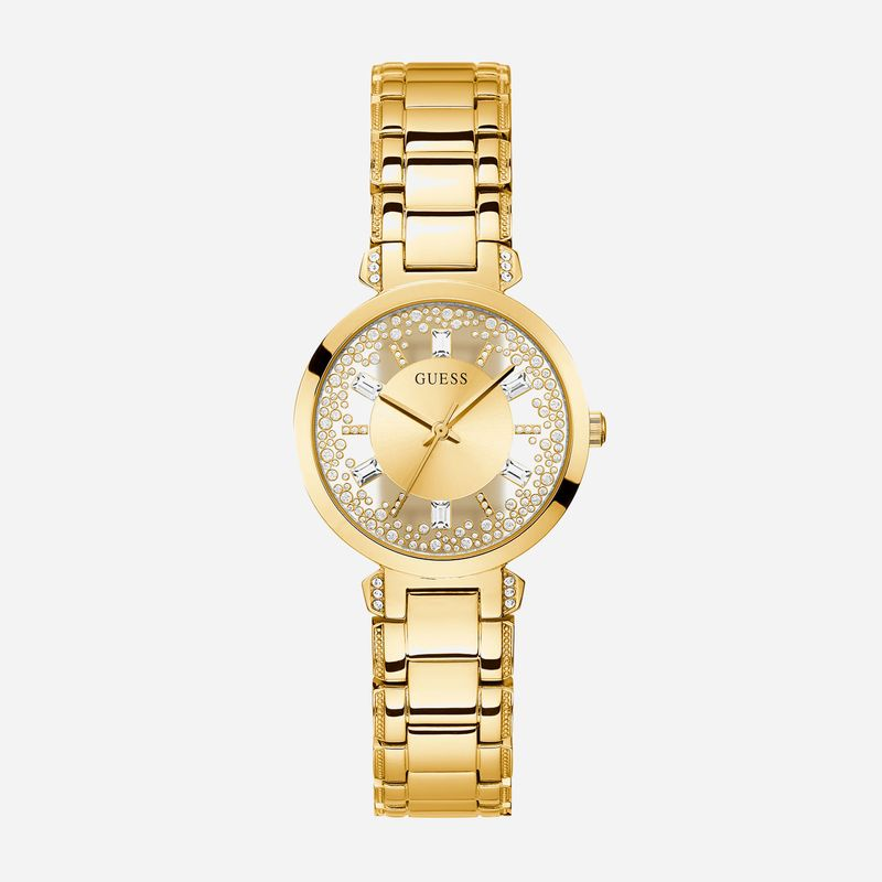 Relógio Guess Feminino em Aço Dourado com Cristais Relógio Guess Feminino em Aço Dourado com Cristais