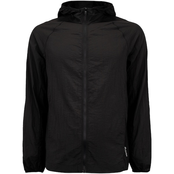 Jaqueta Corta-Vento Masculina Oxer com Capuz Packable Tecido Plano Corrida