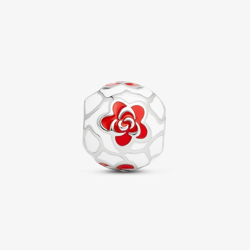 Charm Flores em Prata 925