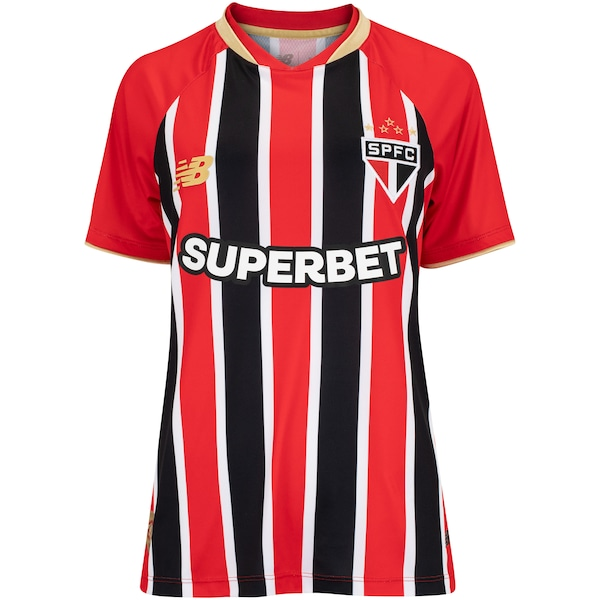 Camisa do São Paulo II 25 New Balance Feminina Torcedora Camisa do São Paulo II 25 New Balance Feminina Torcedora