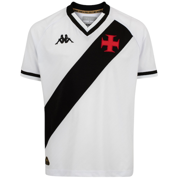 Camisa do Vasco da Gama II 25 Kappa Infantil Camisa do Vasco da Gama II 25 Kappa Infantil