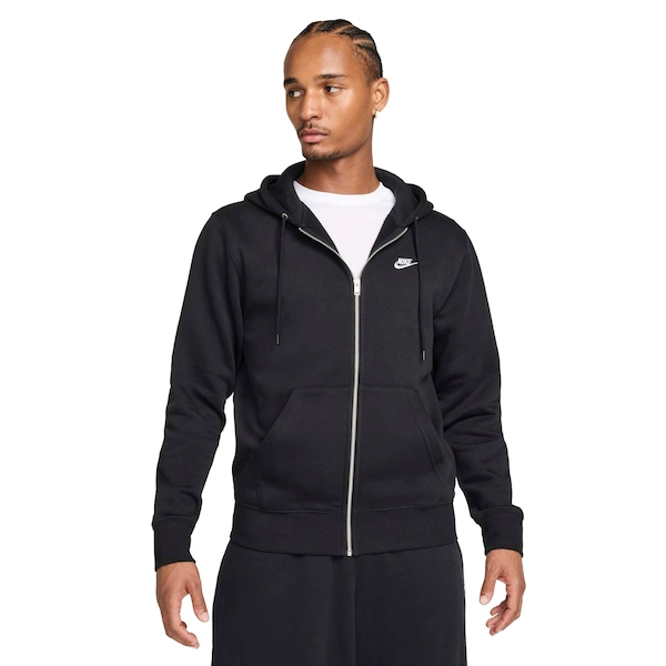 Jaqueta Masculina Club BB Full Zipper Hoodie Nike Jaqueta Masculina Club BB Full Zipper Hoodie Nike