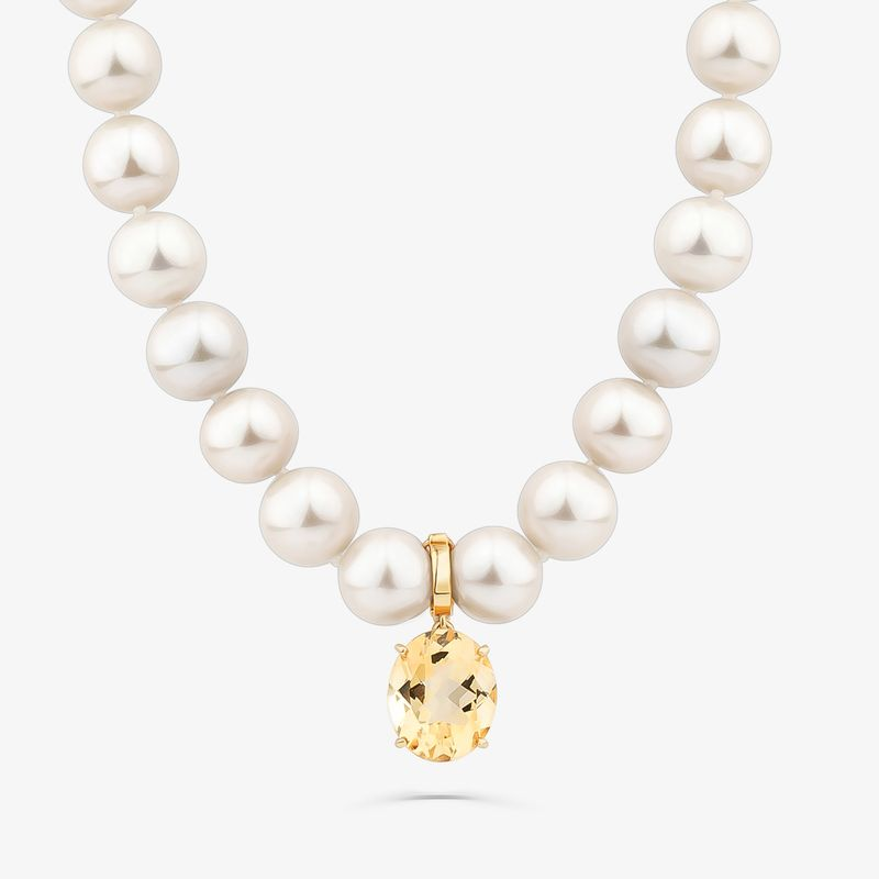 Pingente com Citrino em Ouro Amarelo 18k Pingente com Citrino em Ouro Amarelo 18k