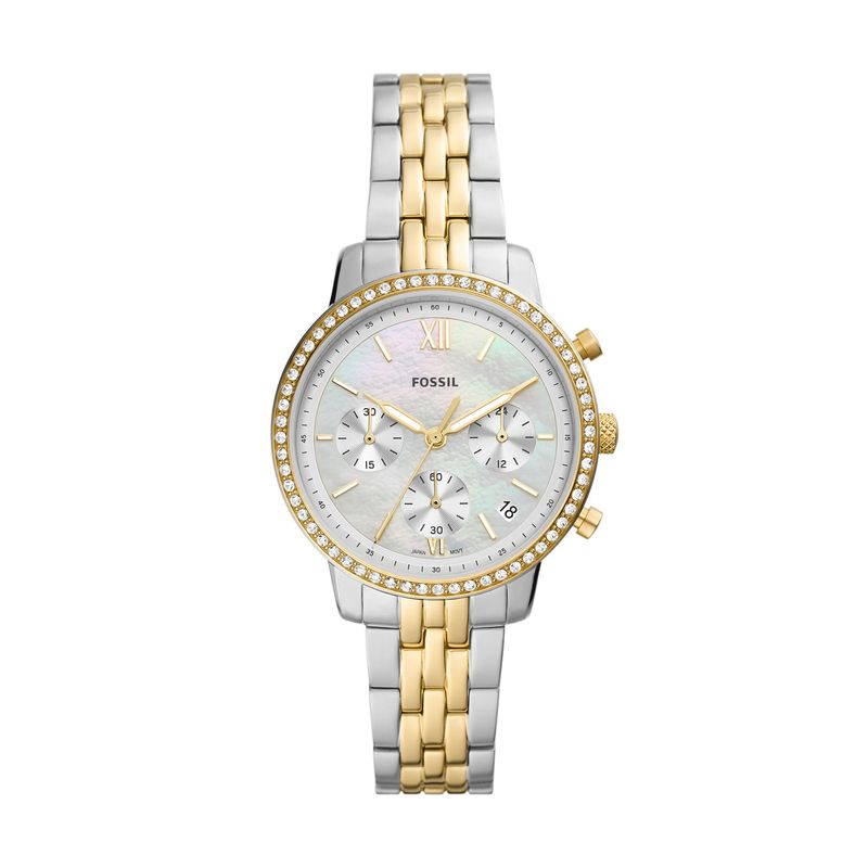 Relógio Fossil em Aço Bicolor ES5216/1KN Relógio Fossil em Aço Bicolor ES5216/1KN