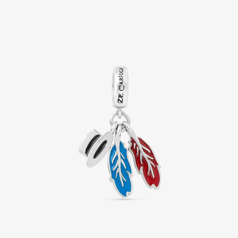 Charm Zé Penas e Chapéu em Prata 925 Charm Zé Penas e Chapéu em Prata 925