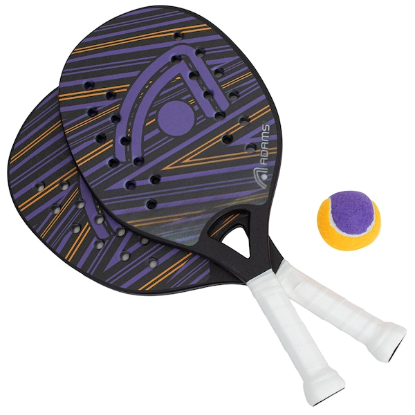 Kit Beach Tennis Adams 2 Raquetes com Bolinha Unissex Kit Beach Tennis Adams 2 Raquetes com Bolinha Unissex