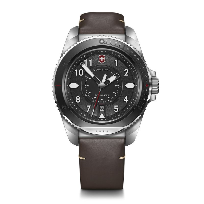 Relógio Victorinox Journey 1884 Masculino em Couro Marrom 241976.1 Relógio Victorinox Journey 1884 Masculino em Couro Marrom 241976.1