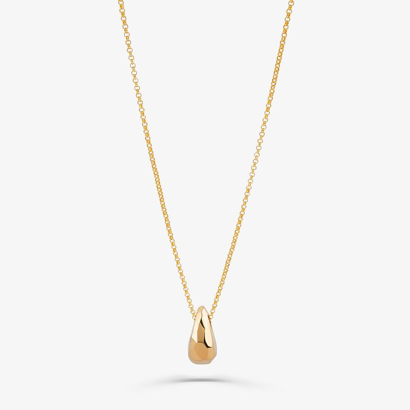 Colar Elos em Prata 925 com Banho de Ouro Amarelo 18k - 45cm Colar Elos em Prata 925 com Banho de Ouro Amarelo 18k - 45cm
