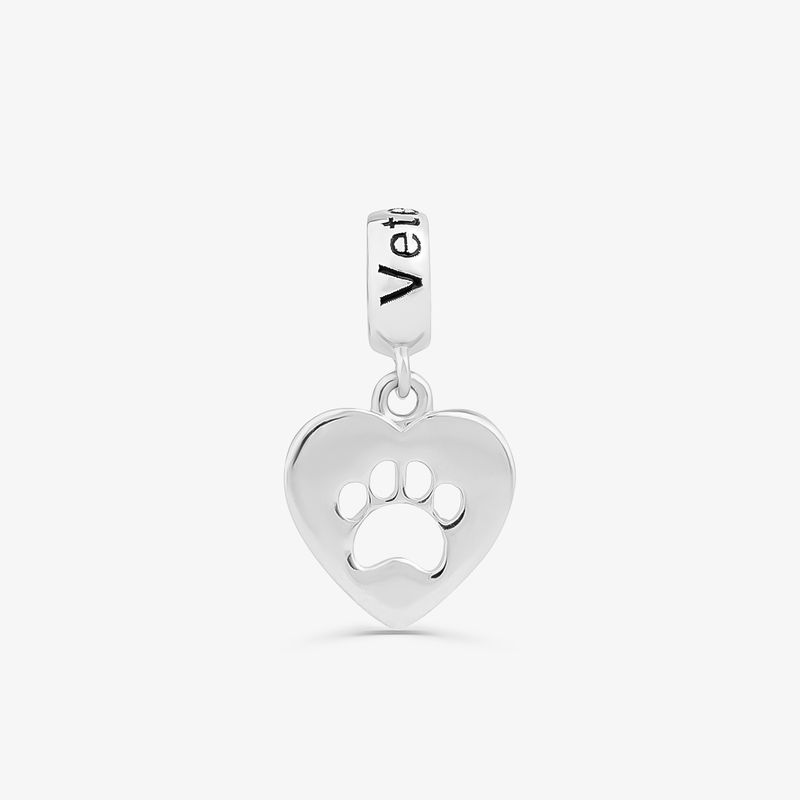 Charm Veterinária em Prata 925 Charm Veterinária em Prata 925