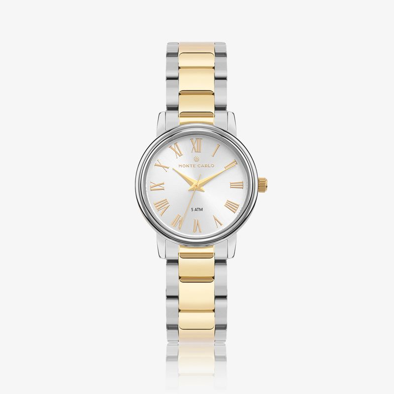 Relógio Monte Carlo Feminino Classic em Aço Bicolor Relógio Monte Carlo Feminino Classic em Aço Bicolor