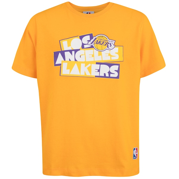 Camiseta do Los Angeles Lakers NBA Tape N1114 Juvenil Camiseta do Los Angeles Lakers NBA Tape N1114 Juvenil