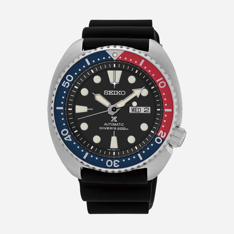 Relógio Seiko Masculino com Pulseira de Silicone Preta SRPE95K1 Relógio Seiko Masculino com Pulseira de Silicone Preta SRPE95K1