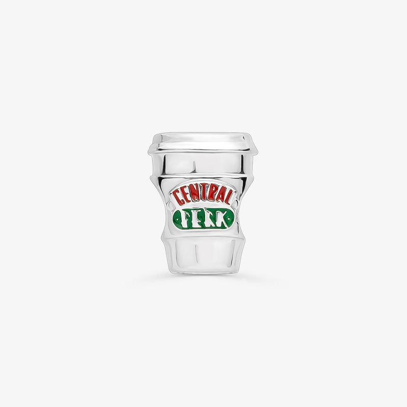 Charm Copo Central Perk Friends em Prata 925 Charm Copo Central Perk Friends em Prata 925