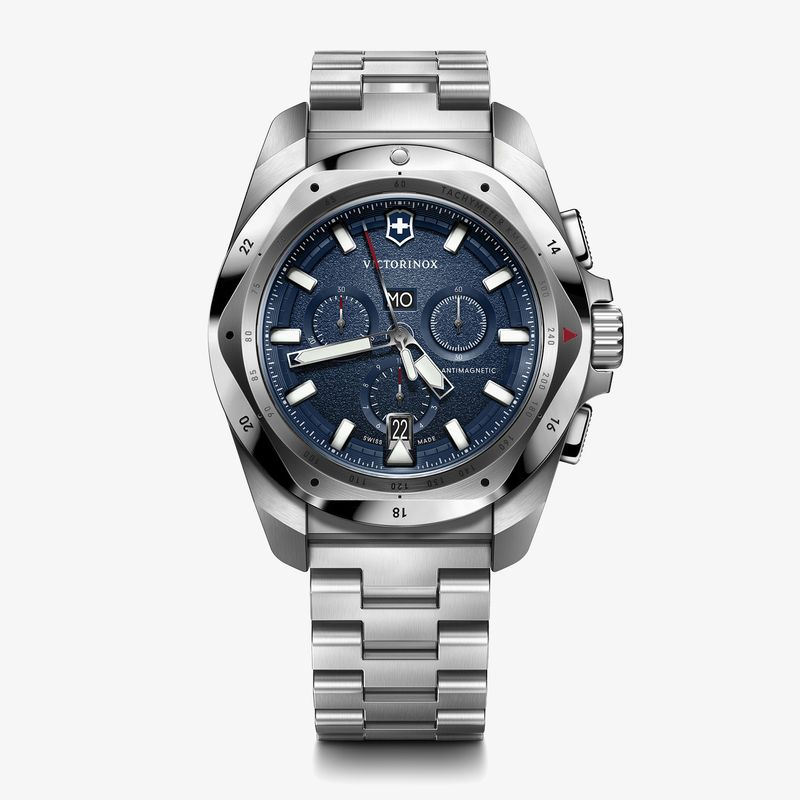 Relógio Victorinox Masculino I.N.O.X. CHRONO em aço 316L 241985 Relógio Victorinox Masculino I.N.O.X. CHRONO em aço 316L 241985